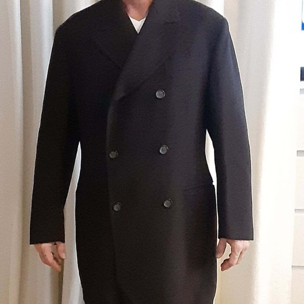 Gianfranco Ferre Double Breasted Wool Overcoat - Men's size M